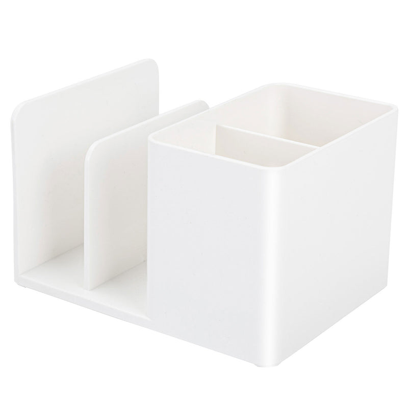 Suport Metalic Mesh, pentru Instrumente de Scris, Forma Rotundă, Q-connect - Negru, Q-Connect