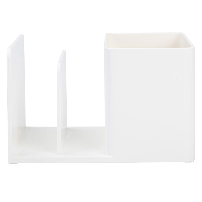 Suport Metalic Mesh, pentru Instrumente de Scris, Forma Rotundă, Q-connect - Negru, Q-Connect