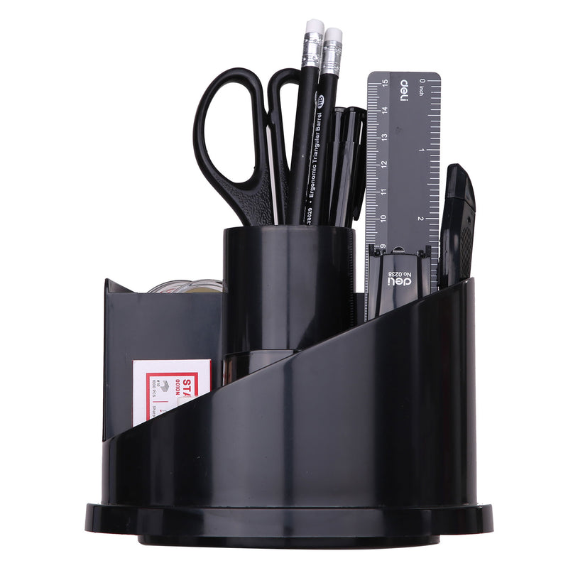 Suport Birou Rotativ Echipat 16 Piese 7 Compartimente, Deli