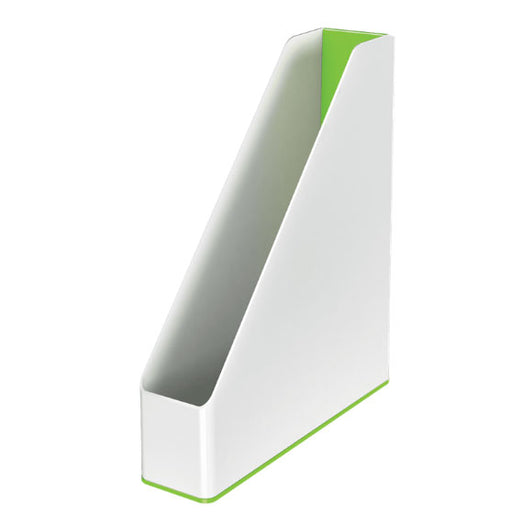 Suport Documente Plastic Verde Metalizat/Alb WOW - LEITZ