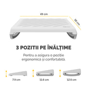 Suport Ergonomic pentru Picioare Breyta Alb Fellowes