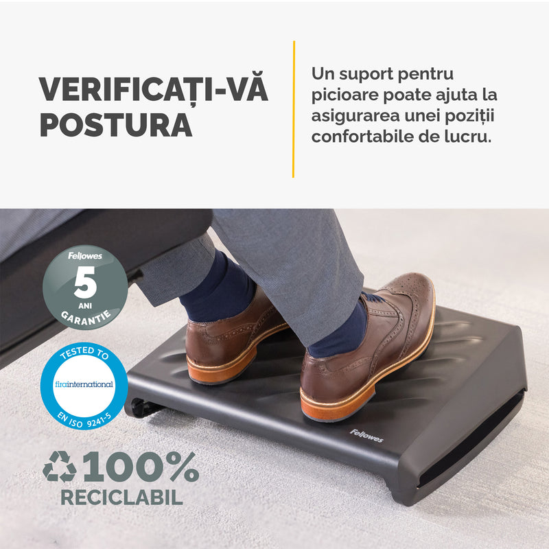 Suport Ergonomic pentru Picioare Breyta Negru Fellowes
