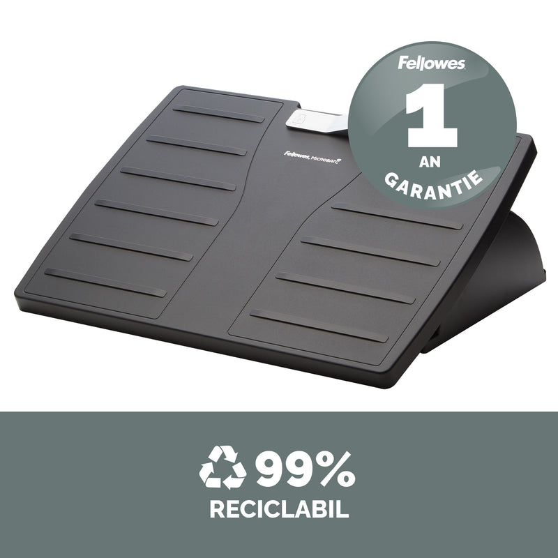 Suport Ergonomic Reglabil pentru Picioare Microban Fellowes