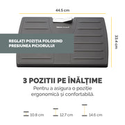 Suport Ergonomic Reglabil pentru Picioare Microban Fellowes