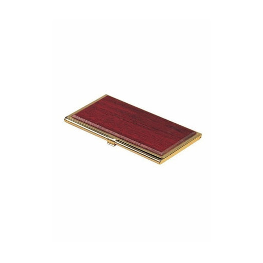 Suport cărți de vizită Bestar 1327WDM din lemn mahon, 94x59x8mm