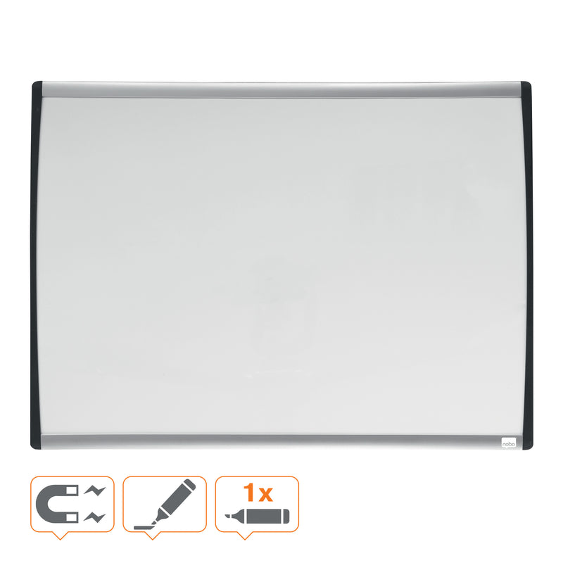 Tablă Magnetică 58x43 cm cu Accesorii Nobo