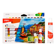 Tempera 12 Culori 12 ml Deli