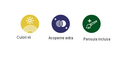 Tempera Lavabilă 6 Culori x 16 ml cu Pensulă Alpino