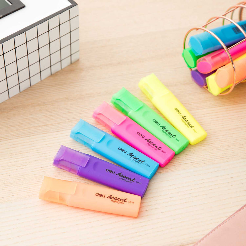 Textmarker Accent S621 Albastru Deli