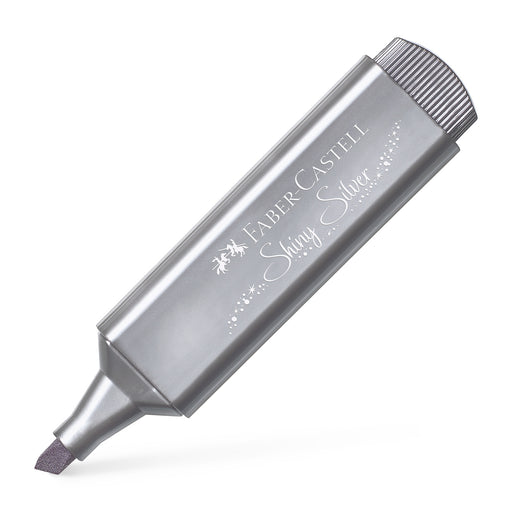 Textmarker Metalizat 1546 Argintiu Faber-Castell