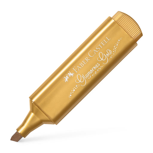Textmarker Metalizat 1546 Auriu Faber-Castell