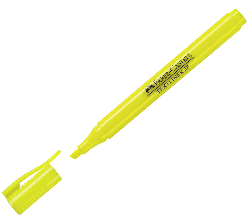 Textmarker 38 Galben Faber-Castell