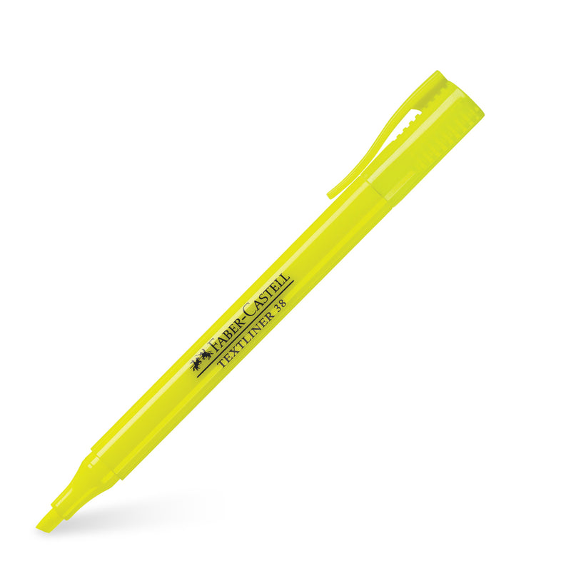 Textmarker 38 Galben Faber-Castell