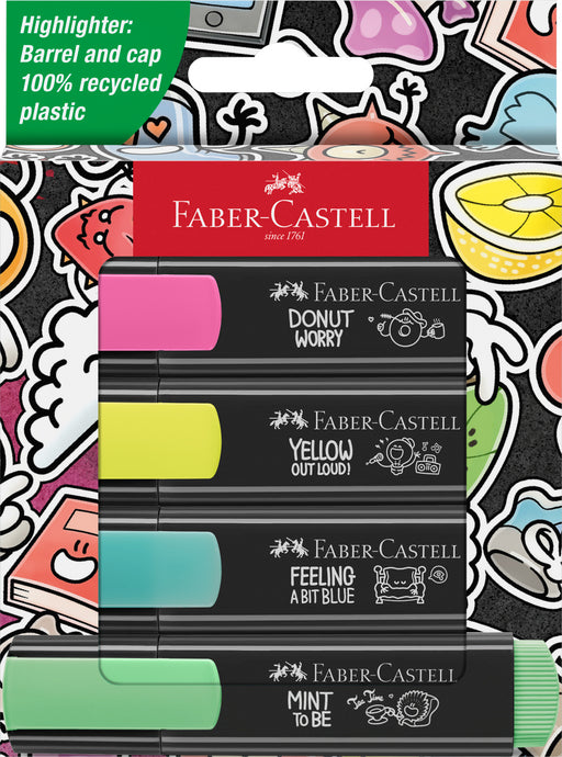 Set Textmarkere Graffiti 4 buc Faber-Castell