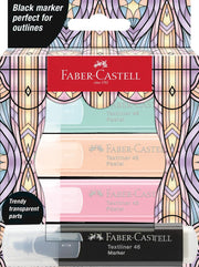 Textmarker Pastel Ediție Specială Glassy 4 Culori Faber-Castell