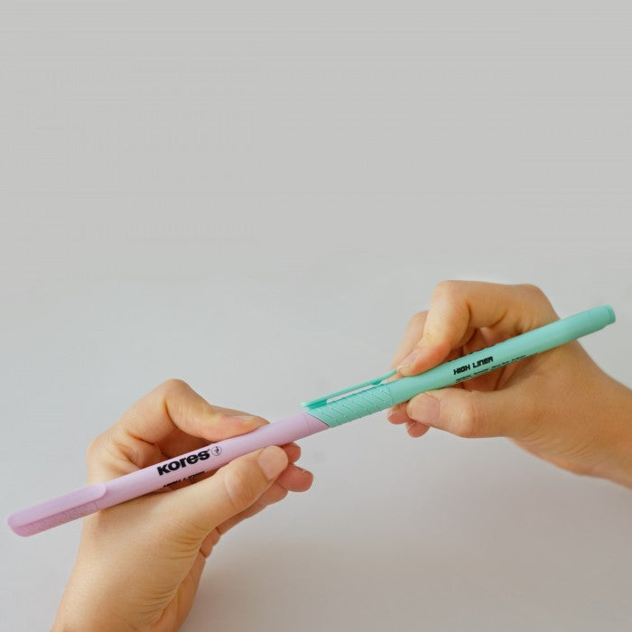 Textmarkere Slim Cutie Pastel 6 buc Kores
