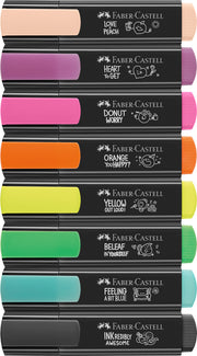 Set 8 Textmarkere Graffiti Cutie Carton Faber-Castell