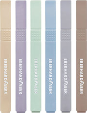 Set Textmarkere Slim Pătrat Nuanțe Naturale 6 buc Eberhard Faber