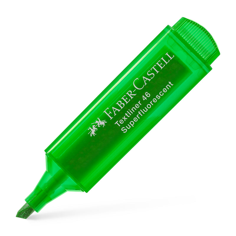 Textmarker Superfluorescent 1546 Verde Faber-Castell