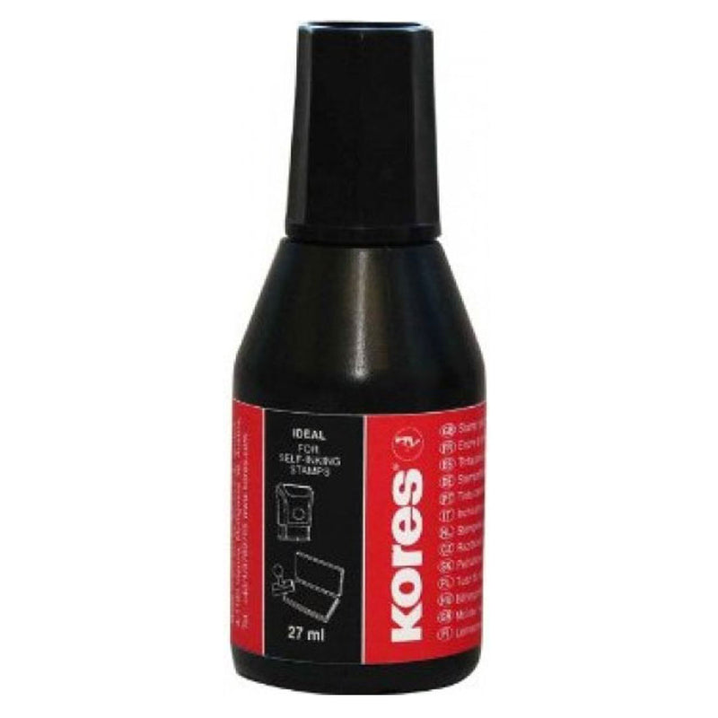 Tuș pentru ștampilă negru 28 ml Kores