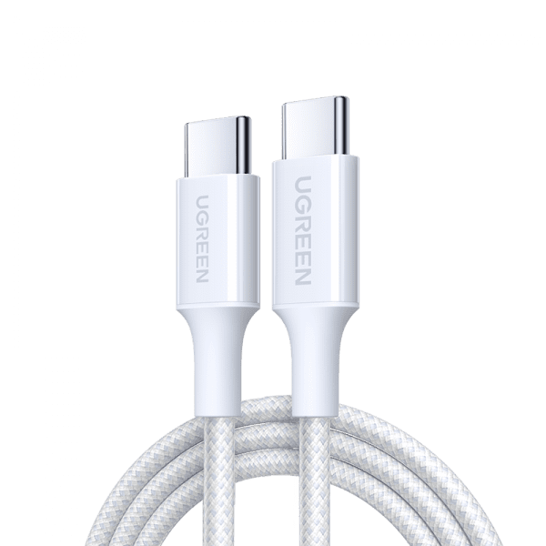 Cablu USB-C la USB-C Ugreen L501 60W braided 1m