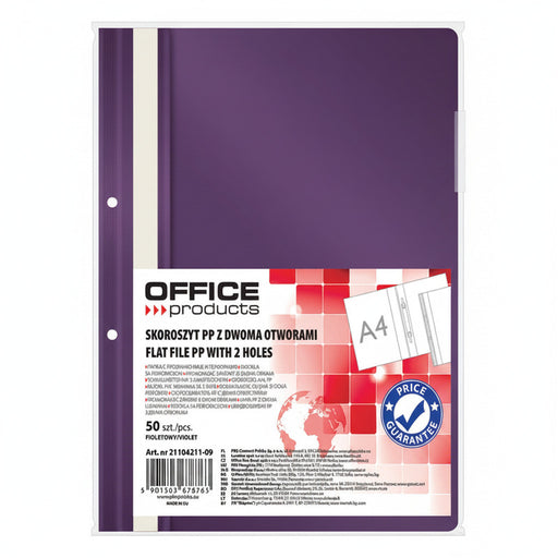 Dosar plastic cu șină  Office Products format A4