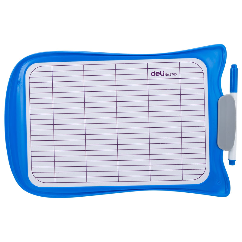 Whiteboard Școlar cu Ramă din Plastic 30 x 21 cm Deli