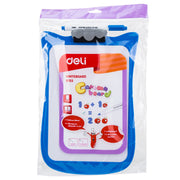 Whiteboard Școlar cu Ramă din Plastic 30 x 21 cm Deli