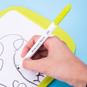 Whiteboard Școlar cu Ramă din Plastic 30 x 21 cm Deli