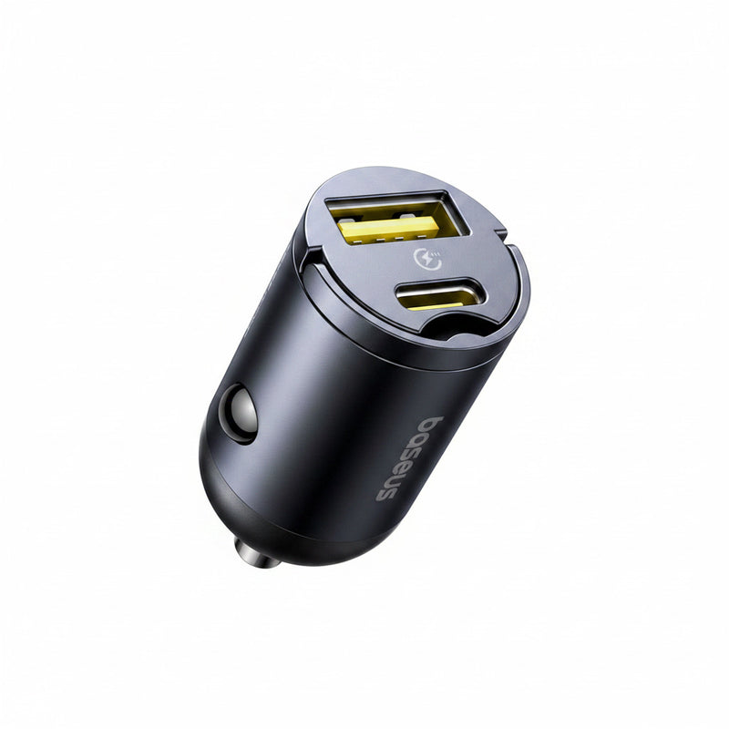Încărcător Auto Tiny Star 30W USB-C USB Negru Baseus