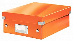 cutie-suprapozabila-leitz-click-store-organizer-mica-portocaliu